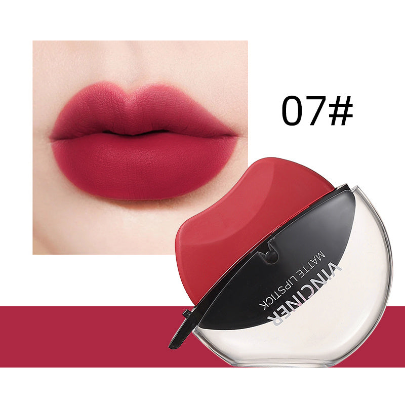 Long-lasting Matte Lipstick - 12 Waterproof Red Shades