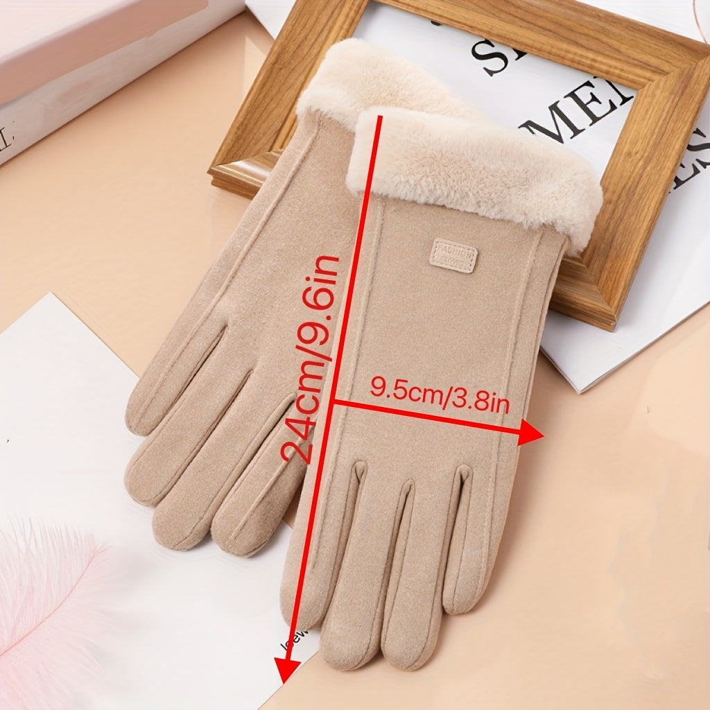 Unisex Warm Winter Touchscreen Gloves for Outdoor Activities
