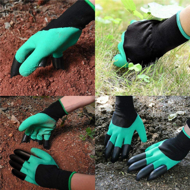 Rubber-Coated Gardening Gloves for Planting and Weeding