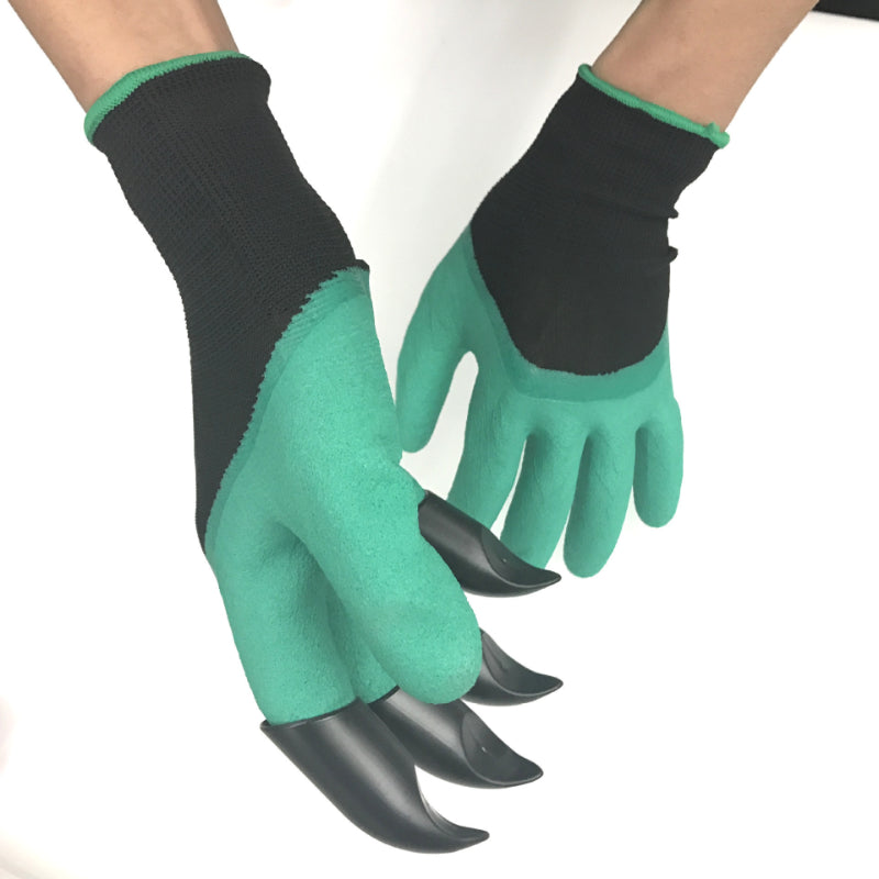 Rubber-Coated Gardening Gloves for Planting and Weeding