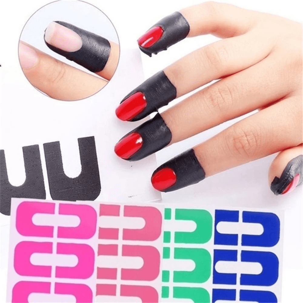 U-shape Nail Polish Barrier Protector and Anti-overflow