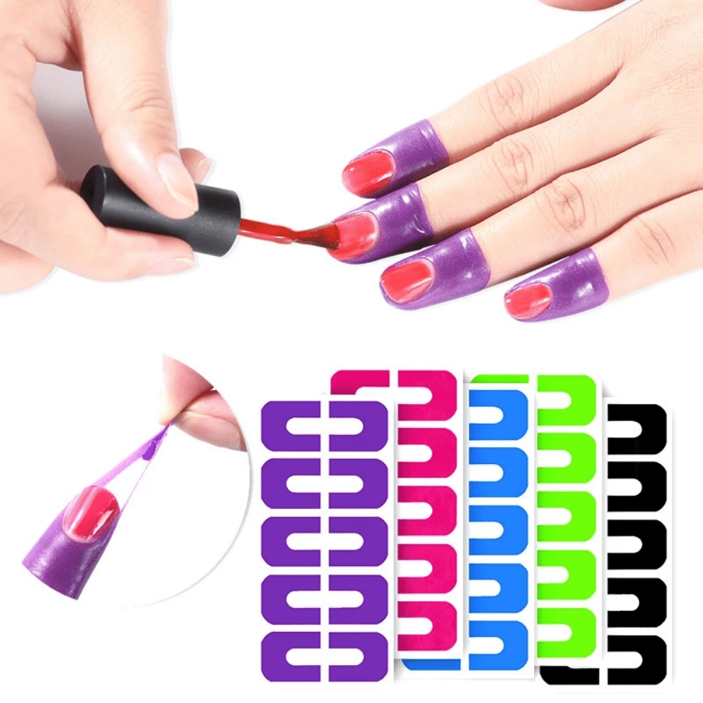 U-shape Nail Polish Barrier Protector and Anti-overflow