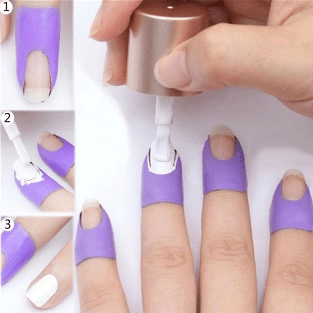 U-shape Nail Polish Barrier Protector and Anti-overflow