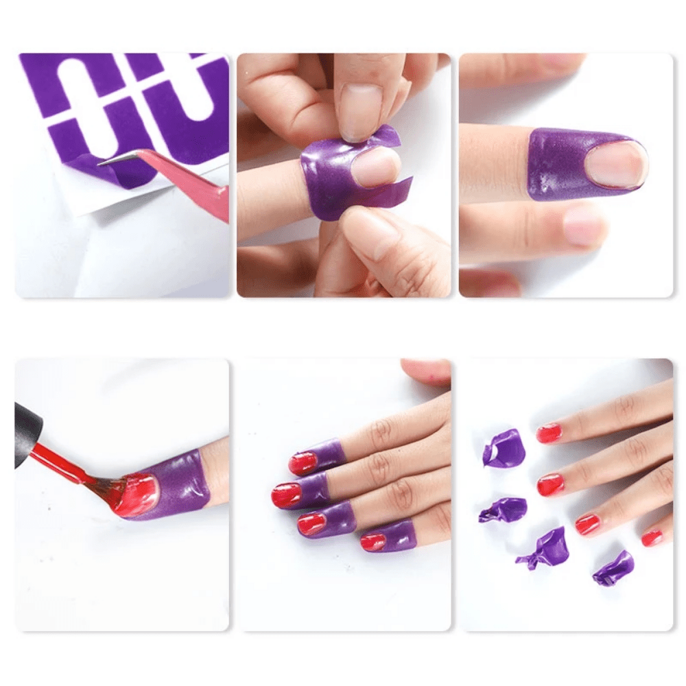 U-shape Nail Polish Barrier Protector and Anti-overflow