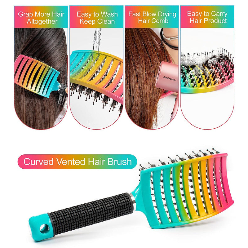 Vented Detangling Hair Brush for Curly Hair