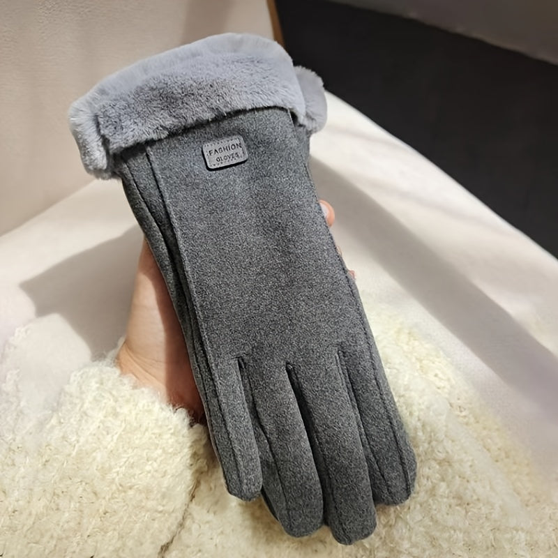 Unisex Warm Winter Touchscreen Gloves for Outdoor Activities