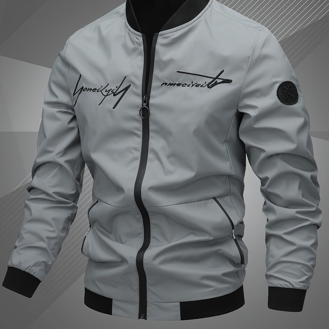 Men's Casual Bomber Jacket - Winter Fashion for Men