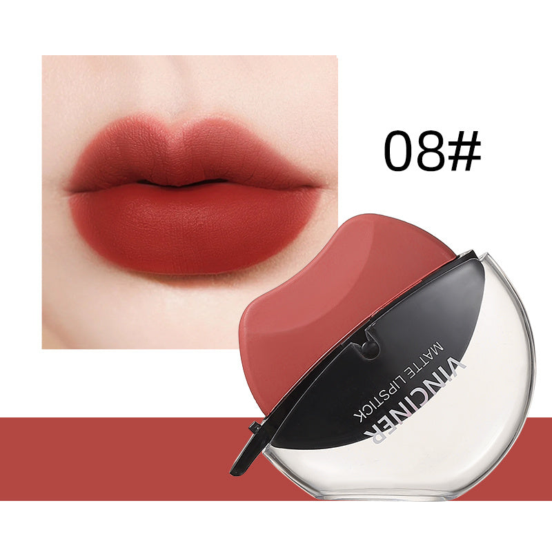 Long-lasting Matte Lipstick - 12 Waterproof Red Shades