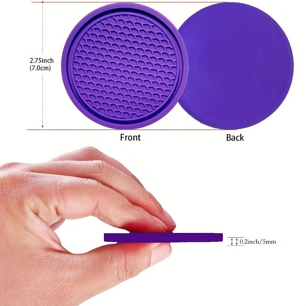 Universal Car Cup Coaster - ZukMi 4pcs Non-Slip Holders