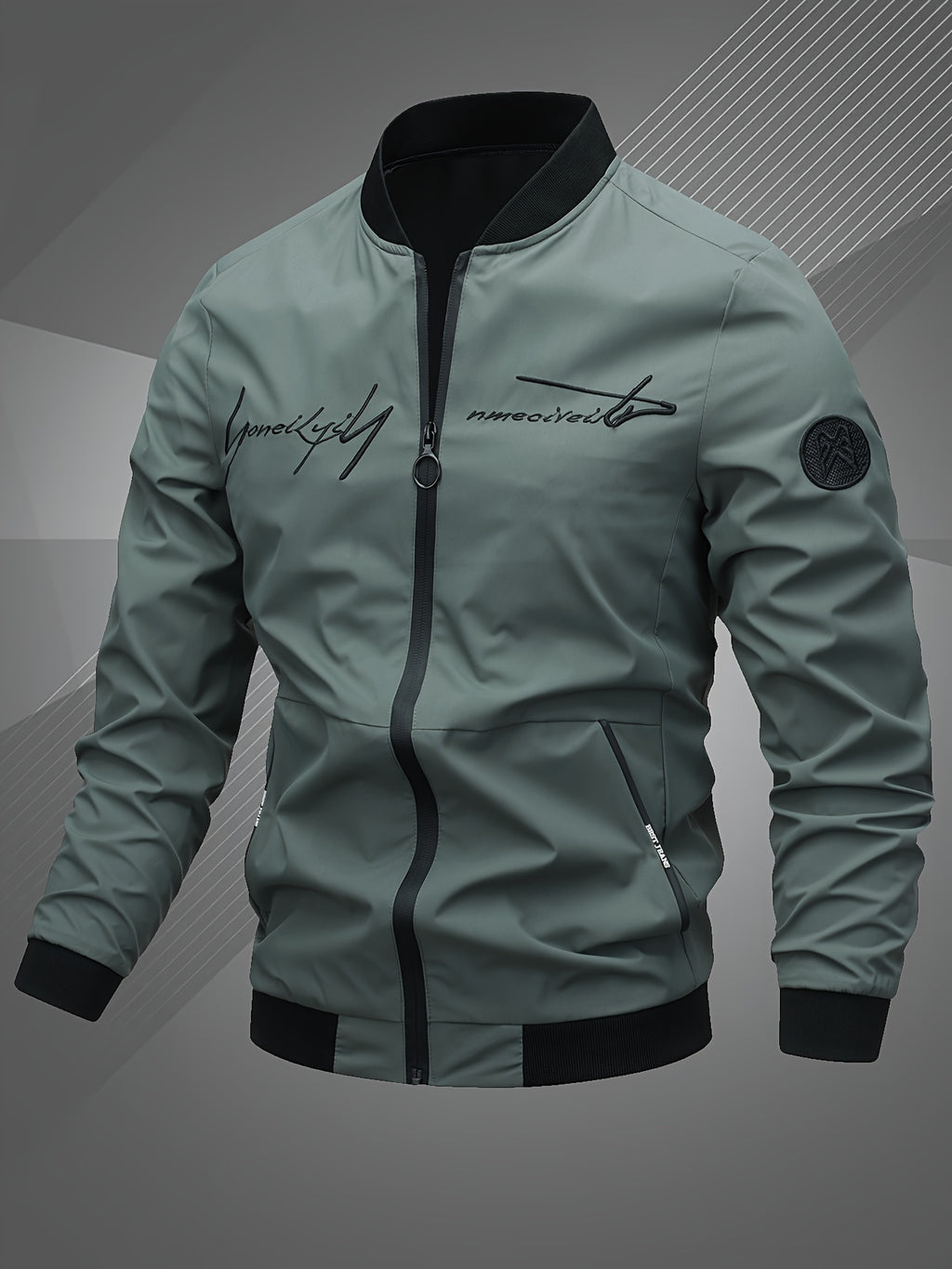 Men's Casual Bomber Jacket - Winter Fashion for Men