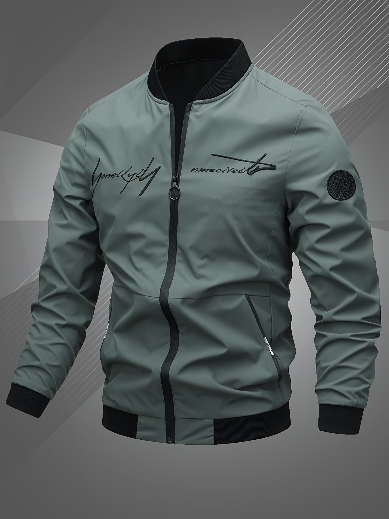 Men's Casual Bomber Jacket - Winter Fashion for Men