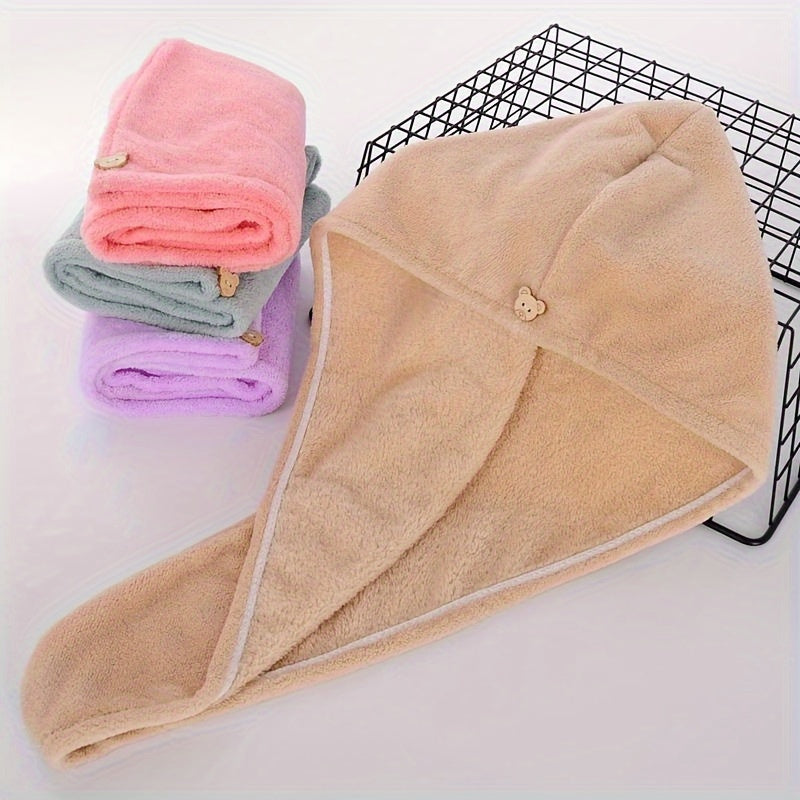 Quick Drying Microfiber Hair Towel Super Absorbent Wrap