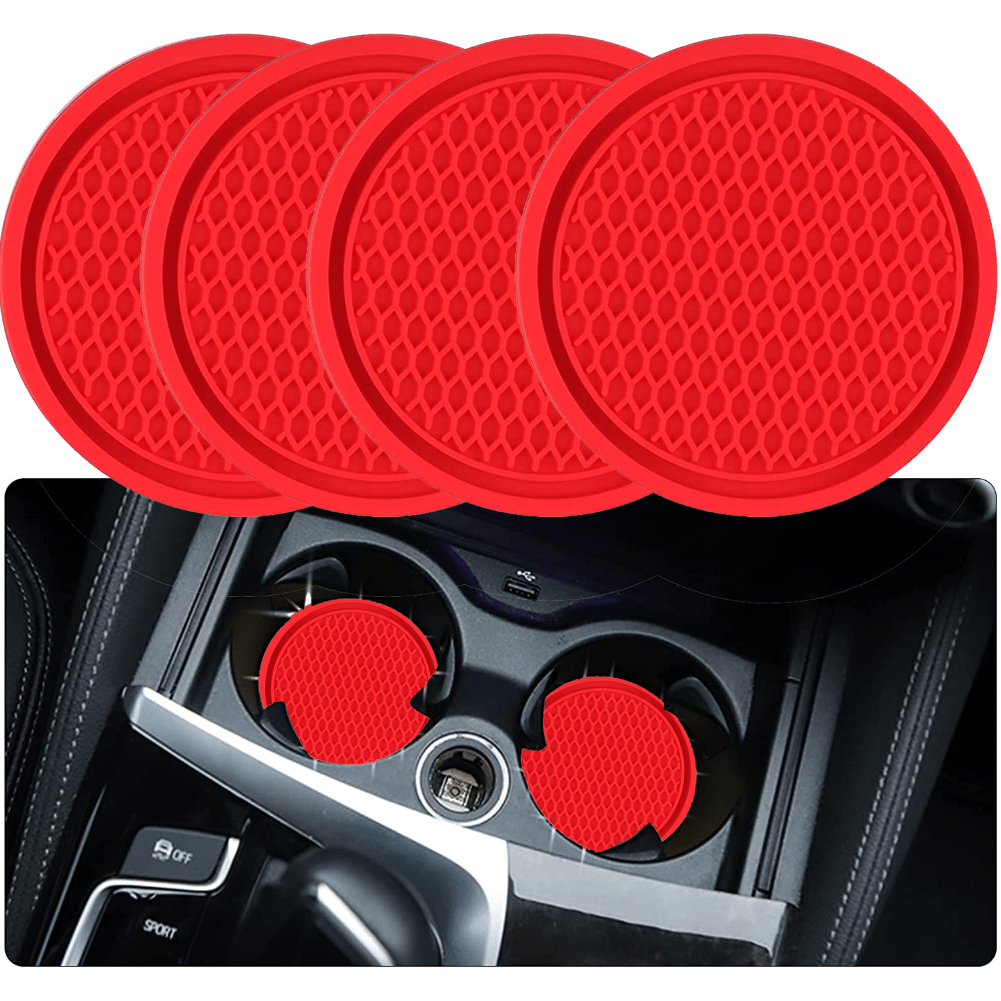Universal Car Cup Coaster - ZukMi 4pcs Non-Slip Holders