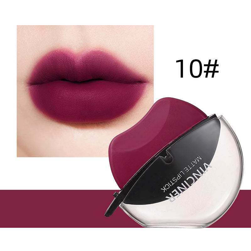 Long-lasting Matte Lipstick - 12 Waterproof Red Shades
