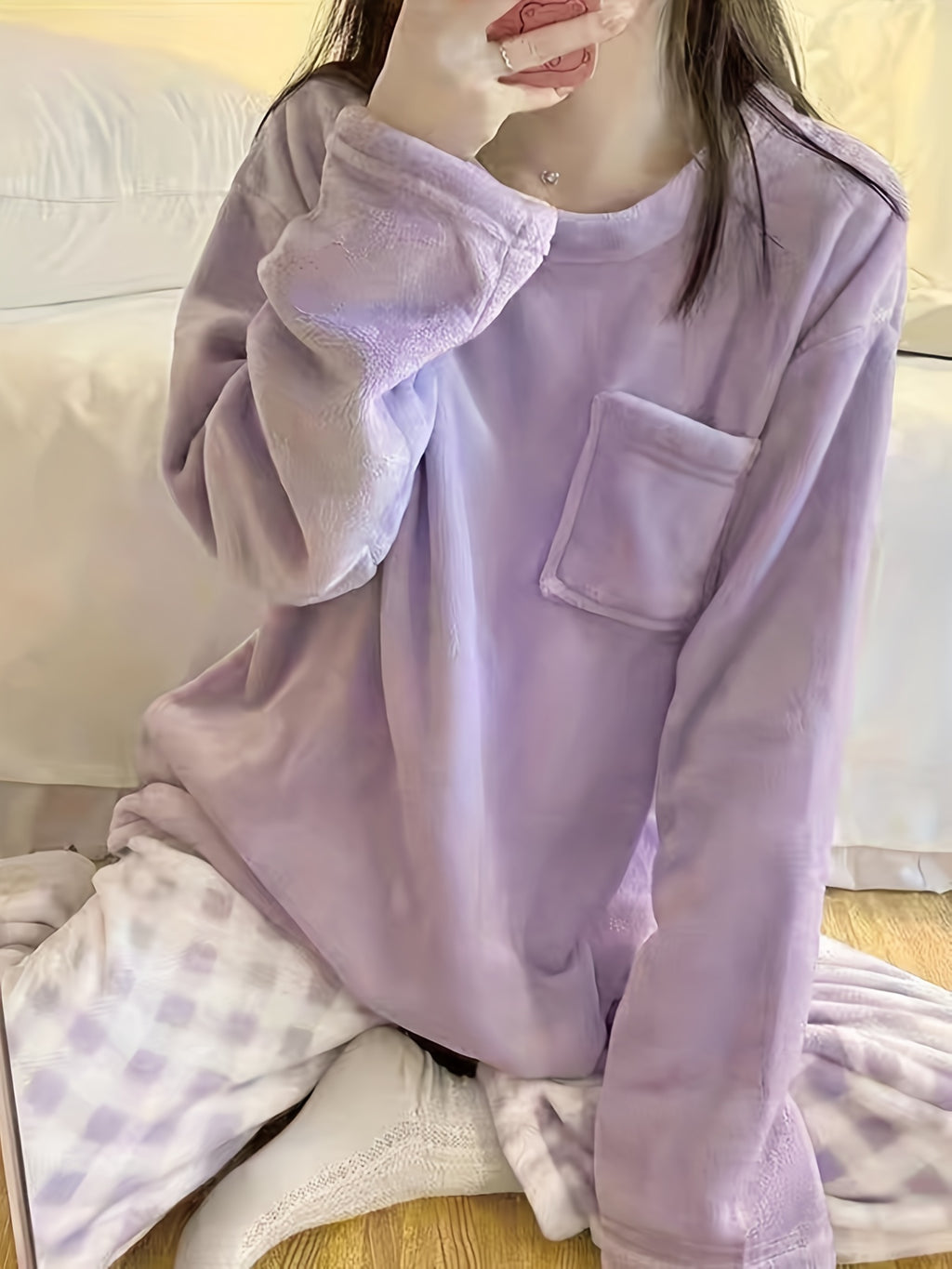 Velvet Pajama Set for Teens - Cozy Winter Wear