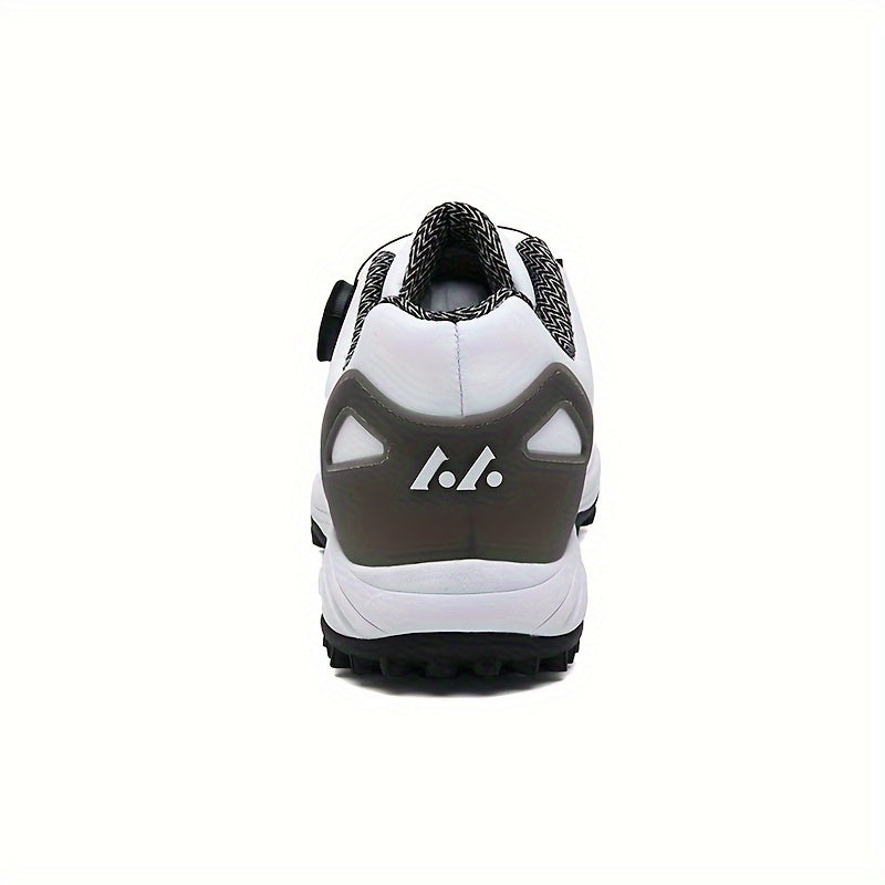 LEFUS Men's Non-Slip Golf Shoes with Swivel Closure
