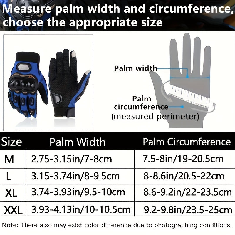 Unisex Breathable Touch Screen Cycling & Motorcycle Gloves