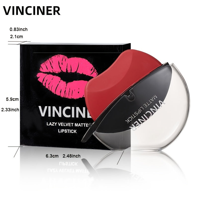 Long-lasting Matte Lipstick - 12 Waterproof Red Shades