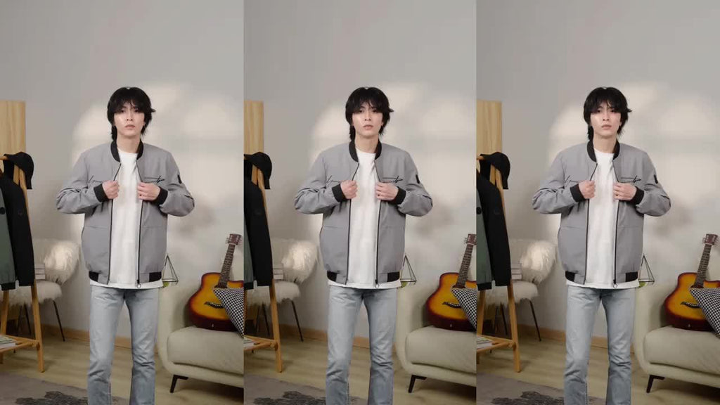 Men's Casual Bomber Jacket - Winter Fashion for Men
