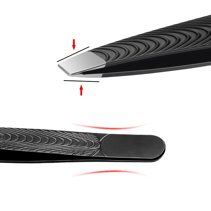 Eyebrow Tweezers Slant Tip for Easy Hair Grooming