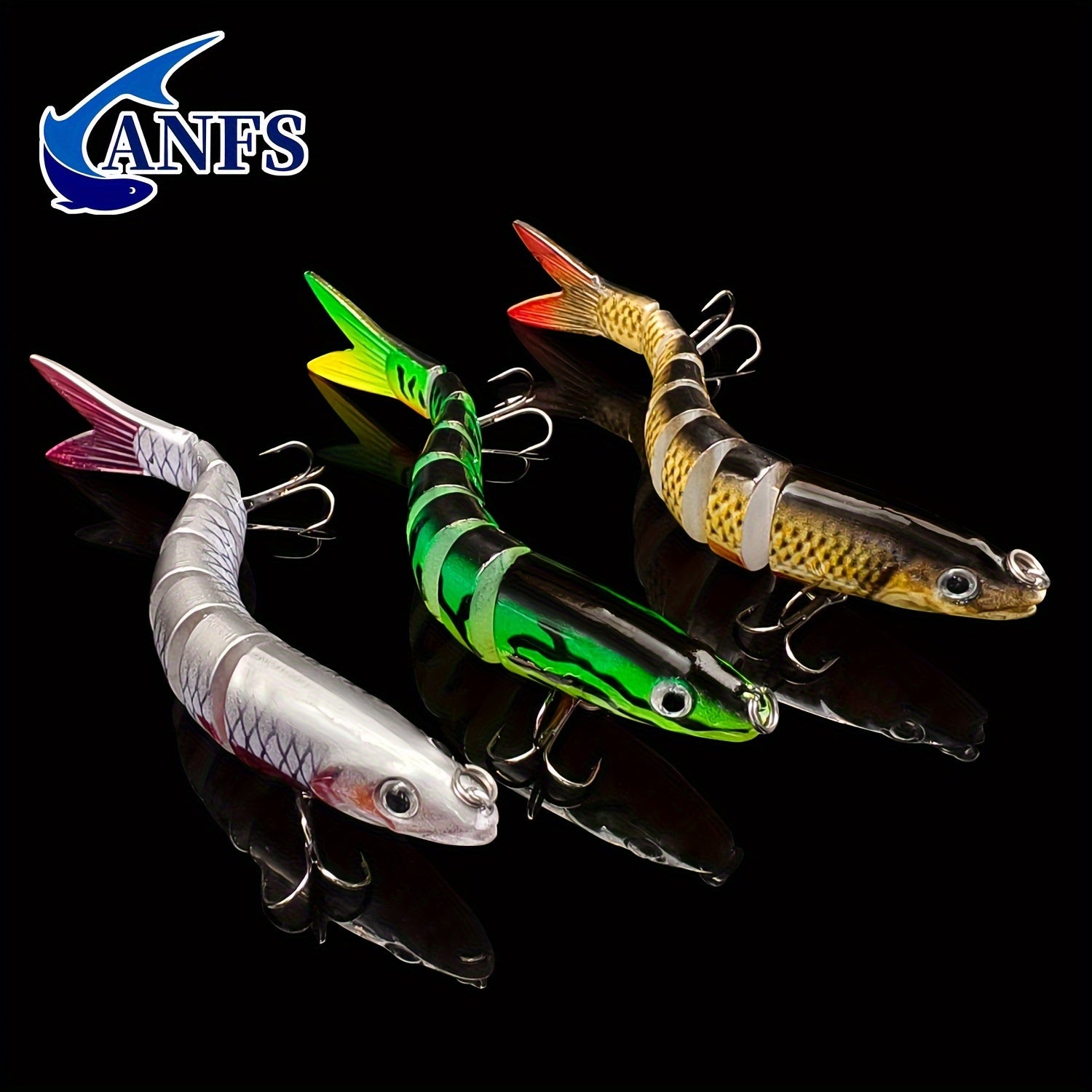 Multi Jointed Swimbait for Trout & Bass Fishing