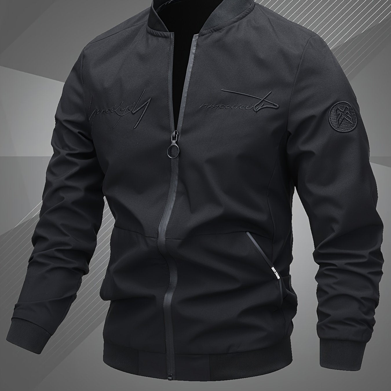 Men's Casual Bomber Jacket - Winter Fashion for Men
