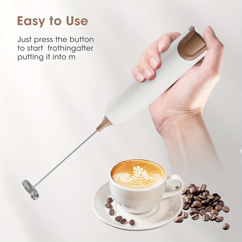 Electric Milk Frother for Frothy Coffee & Cappuccinos