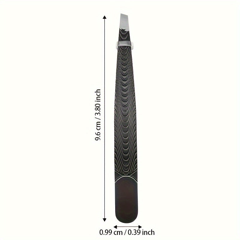 Eyebrow Tweezers Slant Tip for Easy Hair Grooming