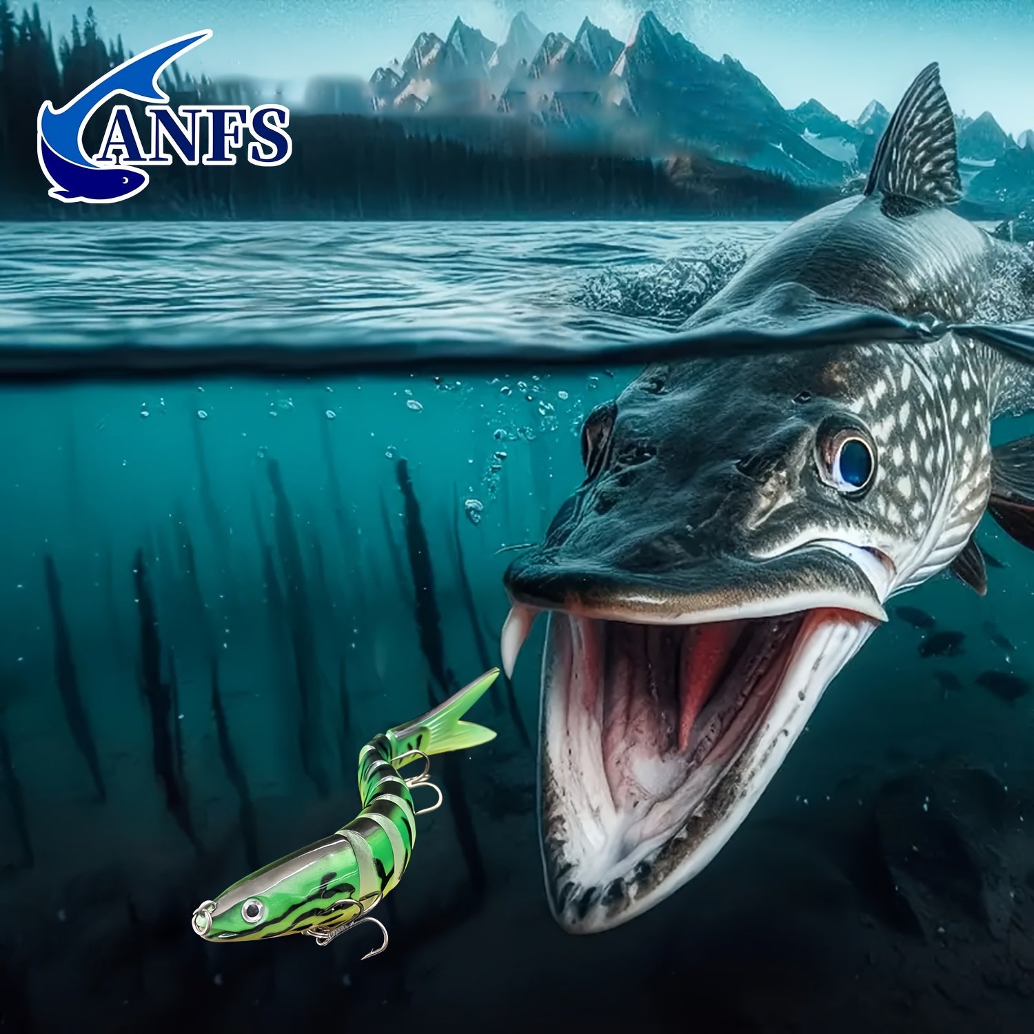 Multi Jointed Swimbait for Trout & Bass Fishing