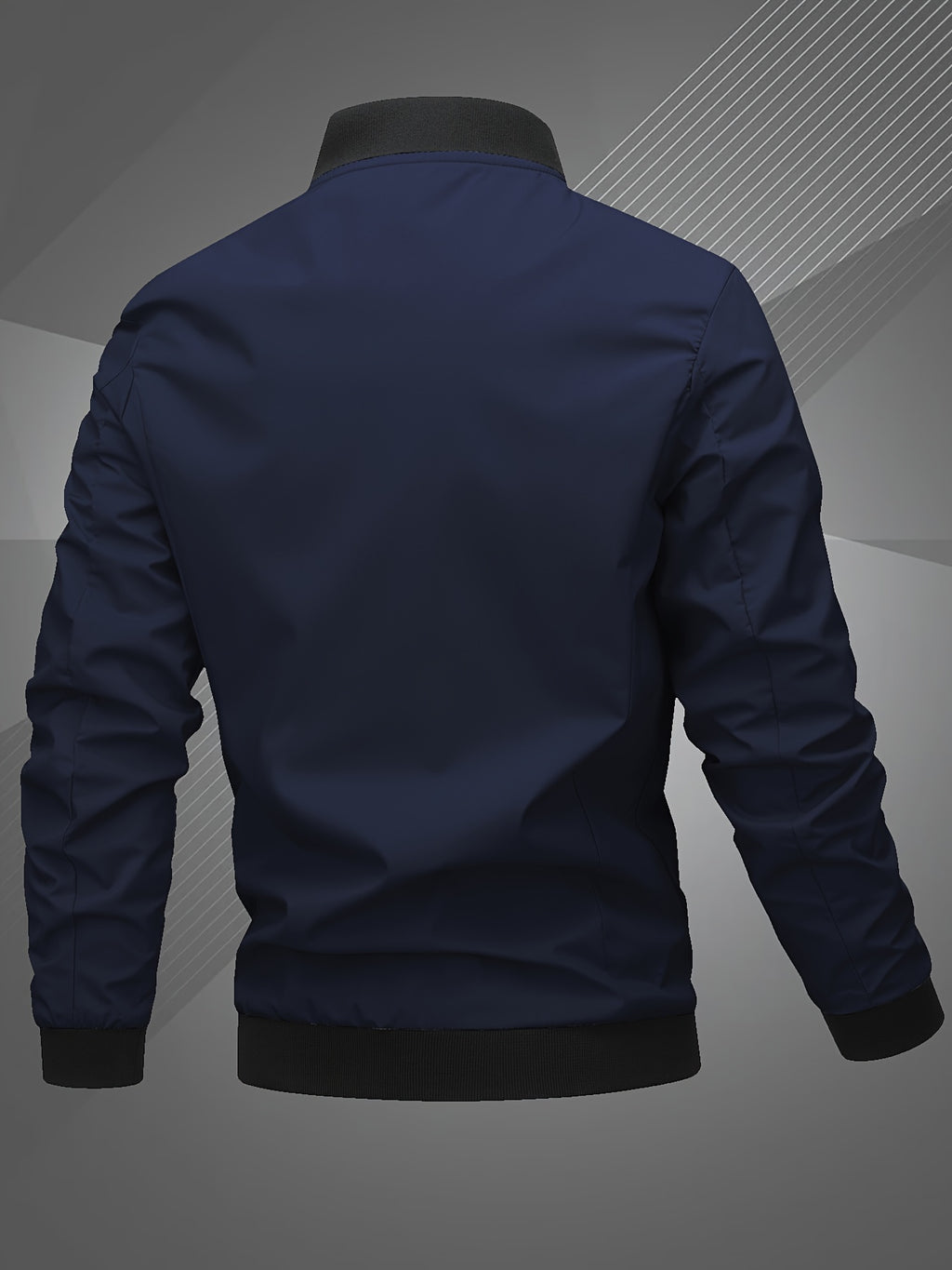 Men's Casual Bomber Jacket - Winter Fashion for Men