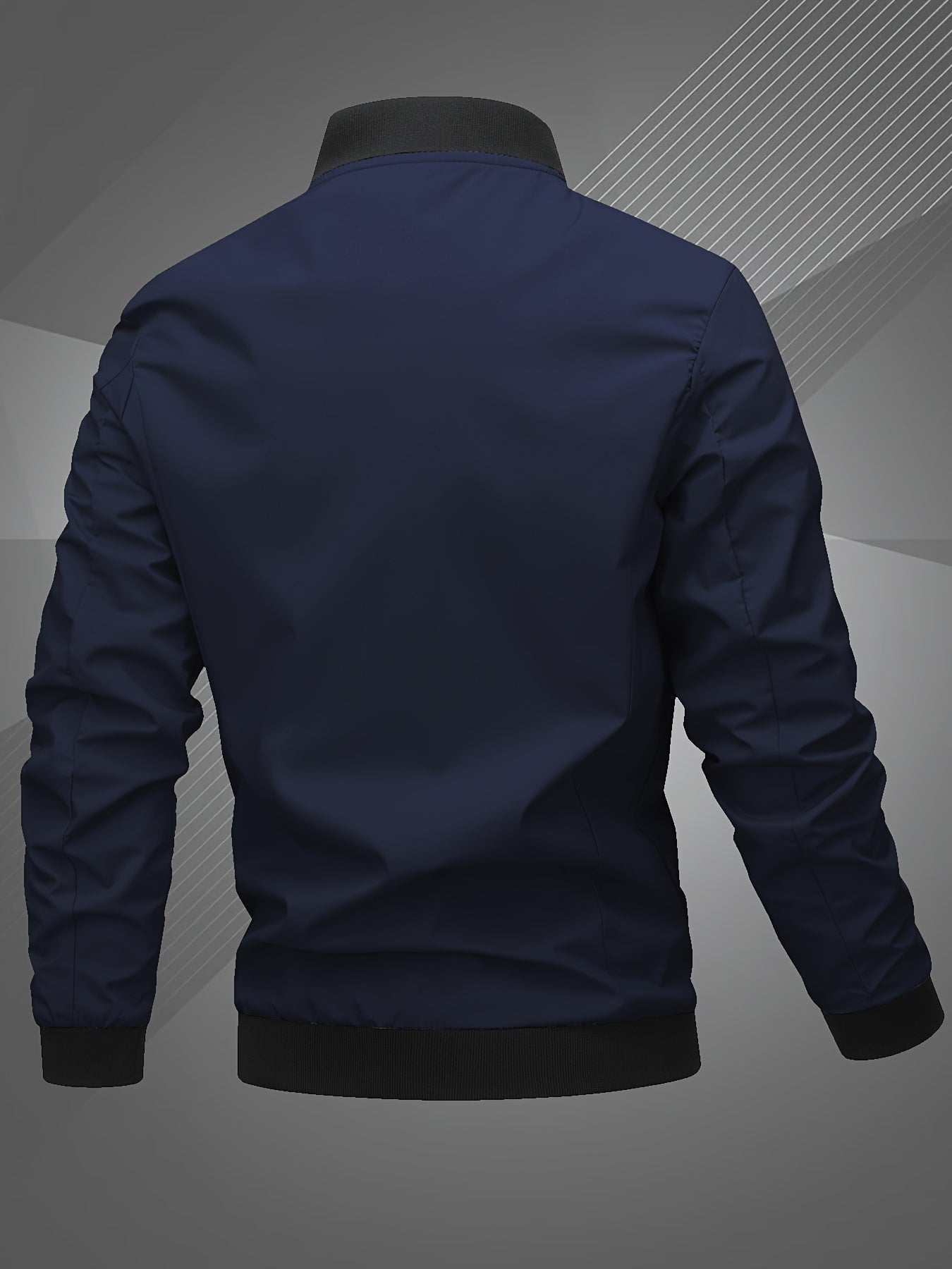 Men's Casual Bomber Jacket - Winter Fashion for Men