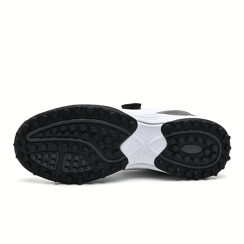 LEFUS Men's Non-Slip Golf Shoes with Swivel Closure