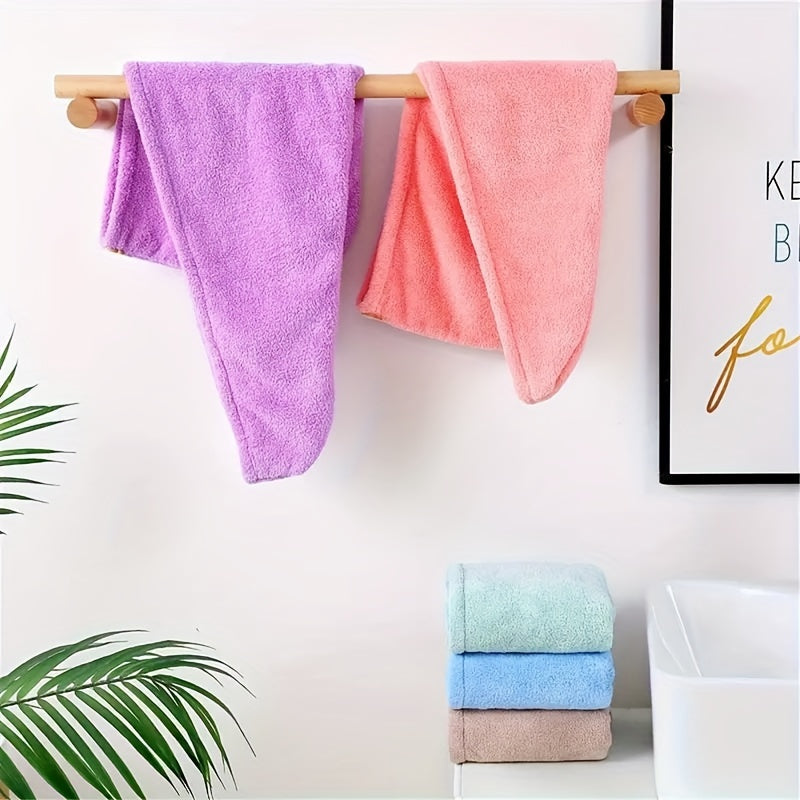 Quick Drying Microfiber Hair Towel Super Absorbent Wrap