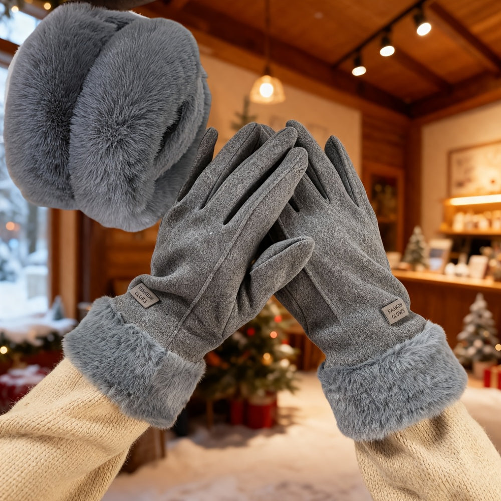 Unisex Warm Winter Touchscreen Gloves for Outdoor Activities