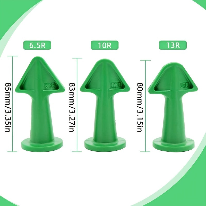 Caulk Applicator Tools - 3pcs Silicone Nozzle Set