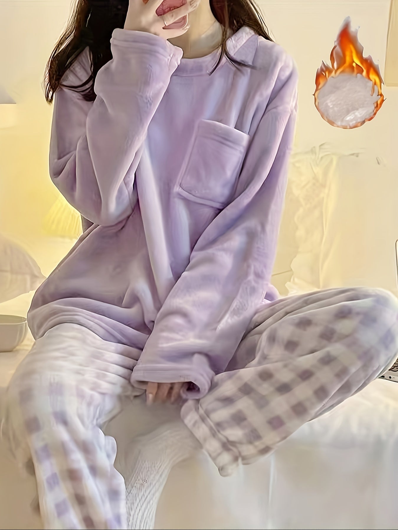 Velvet Pajama Set for Teens - Cozy Winter Wear