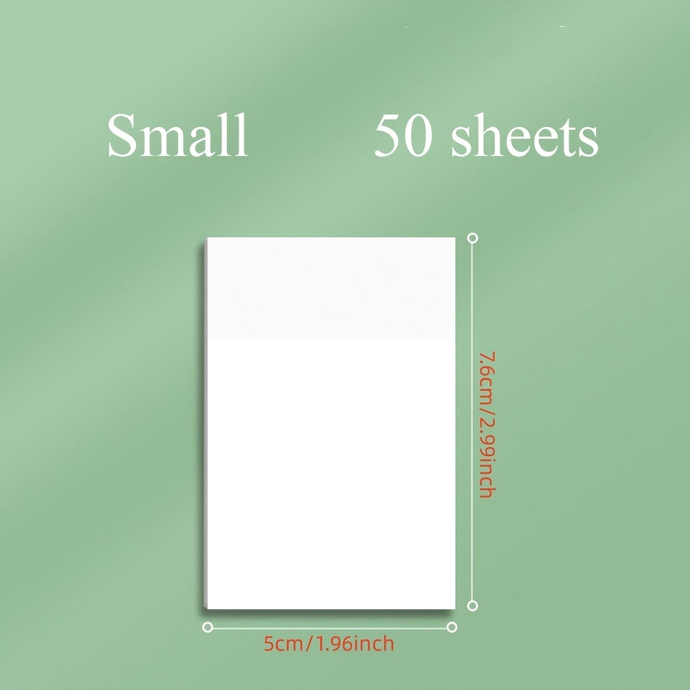 Transparent Sticky Note Pads for Journals & Office