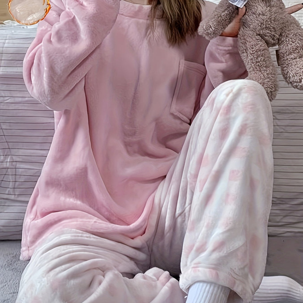Velvet Pajama Set for Teens - Cozy Winter Wear