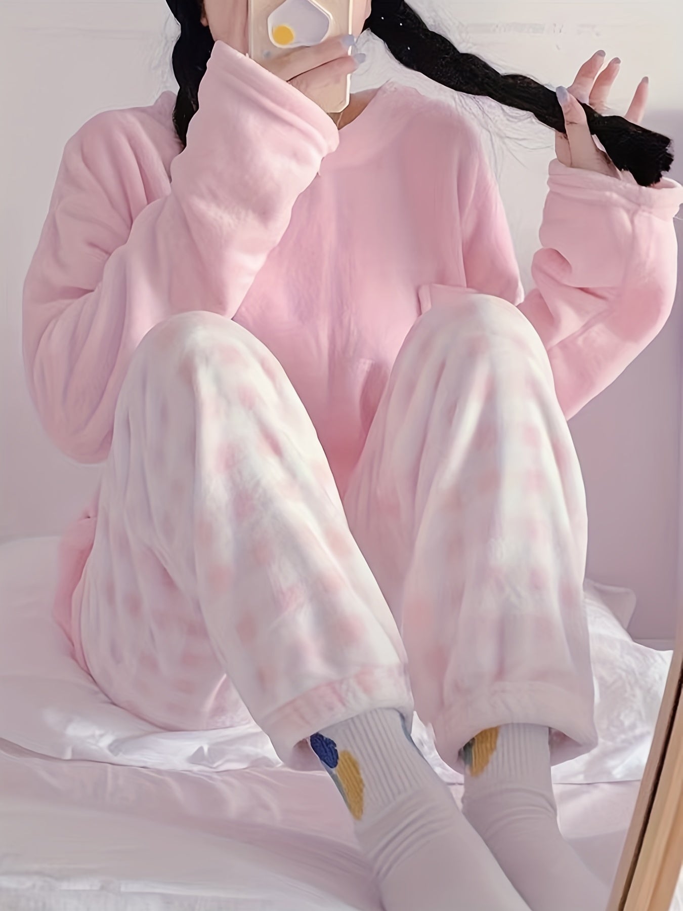 Velvet Pajama Set for Teens - Cozy Winter Wear