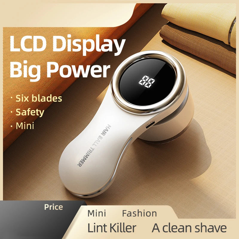 USB Rechargeable Lint Remover - High-Speed Electric Trimmer