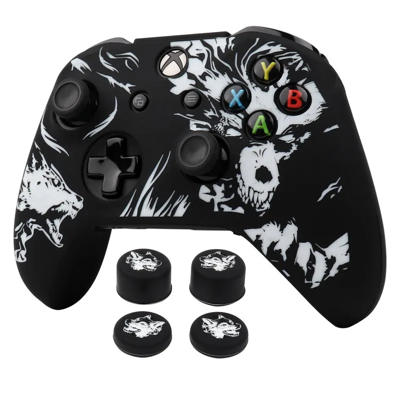 Xbox One S Soft Silicone Cover - Gamepad Joystick Accessories