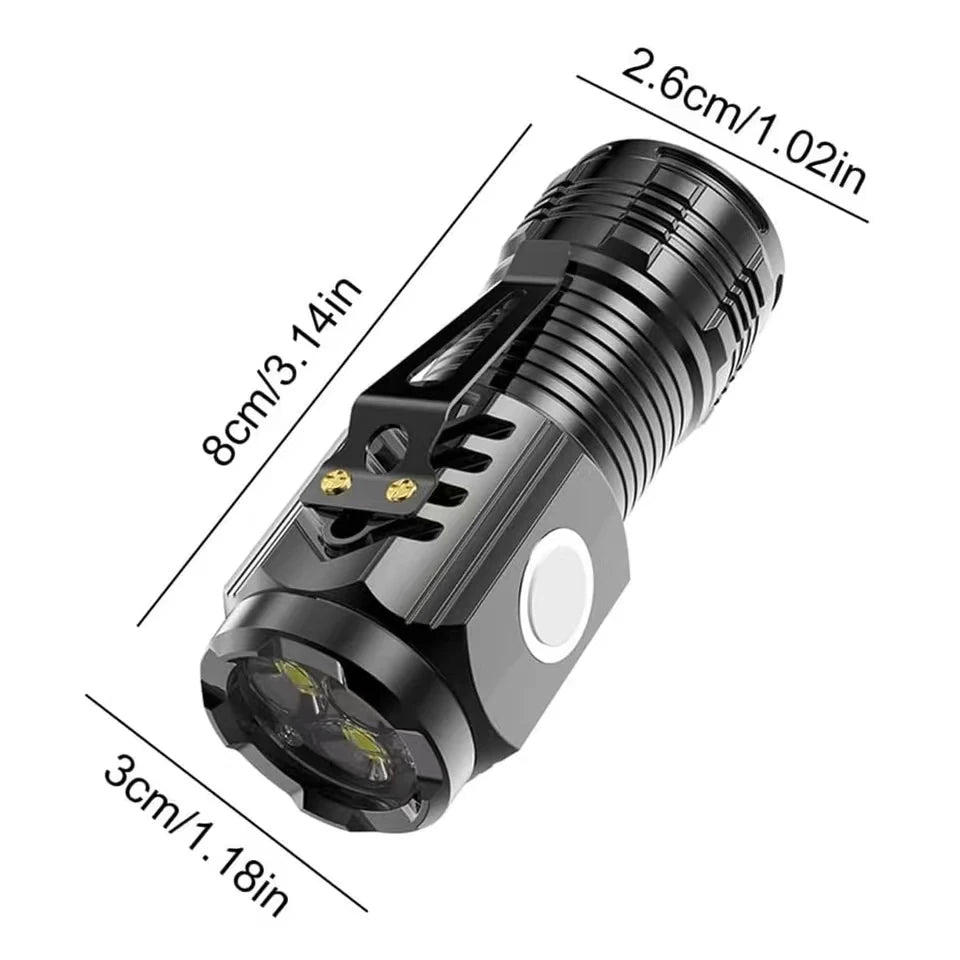 Rechargeable LED Flashlight for Outdoor & Long Range