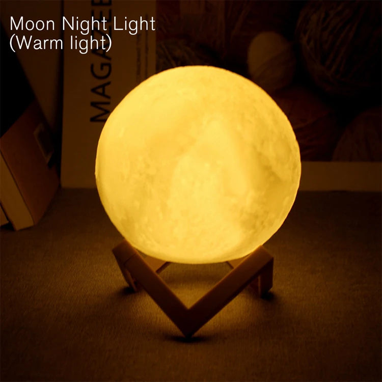 LED Moon Night Light - Perfect Kids Gift & Decor