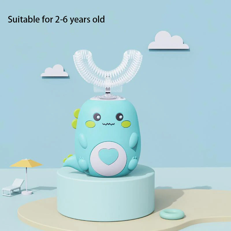 Smart Cartoon Kids U-shaped Electric Toothbrush