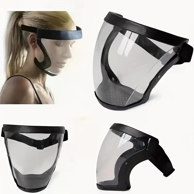 Transparent Safety Face Mask with Adjustable Buckle