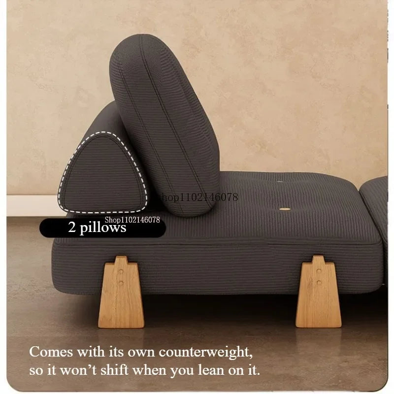 Modular Fabric Sofa Bed for Small Apartments