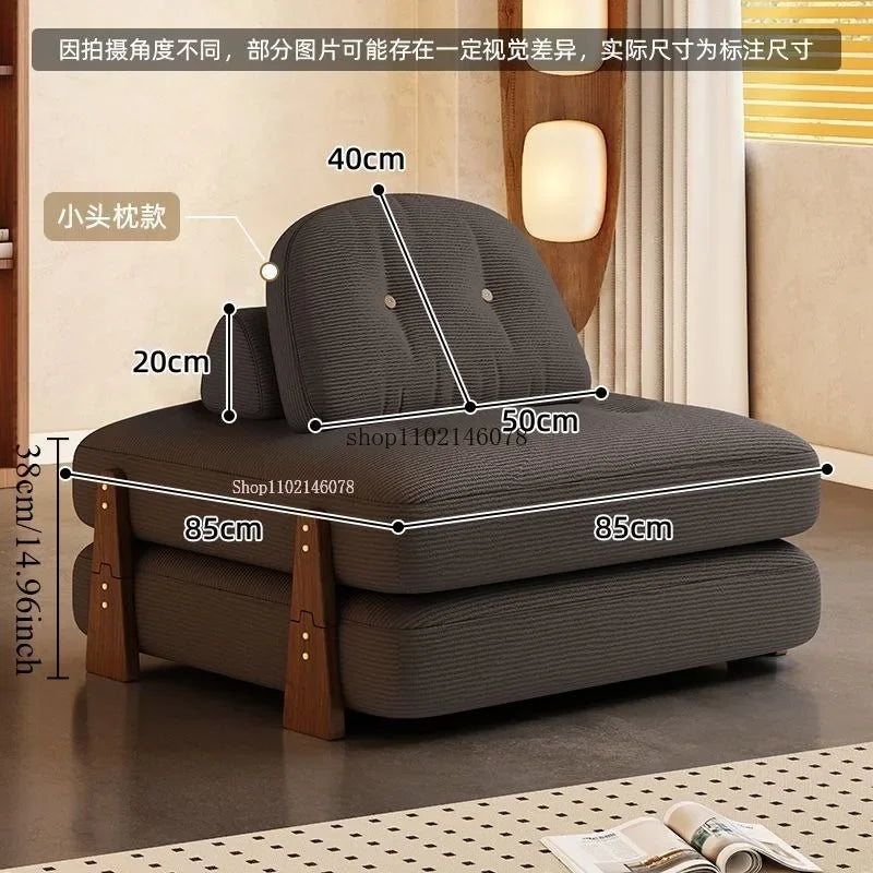 Modular Fabric Sofa Bed for Small Apartments