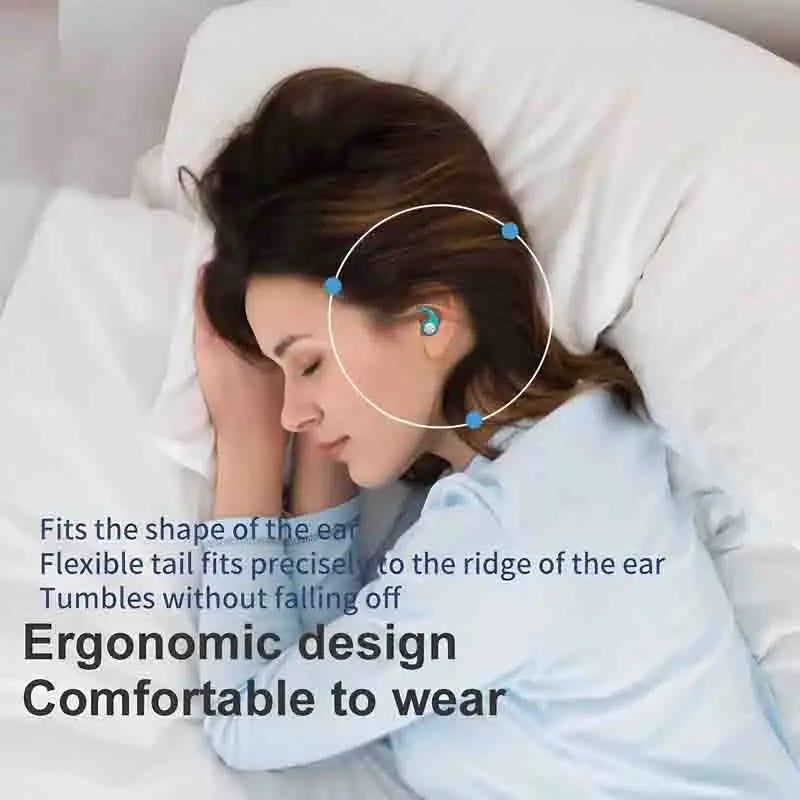 Silicone Noise Cancelling Earplugs for Sleeping & Swimming
