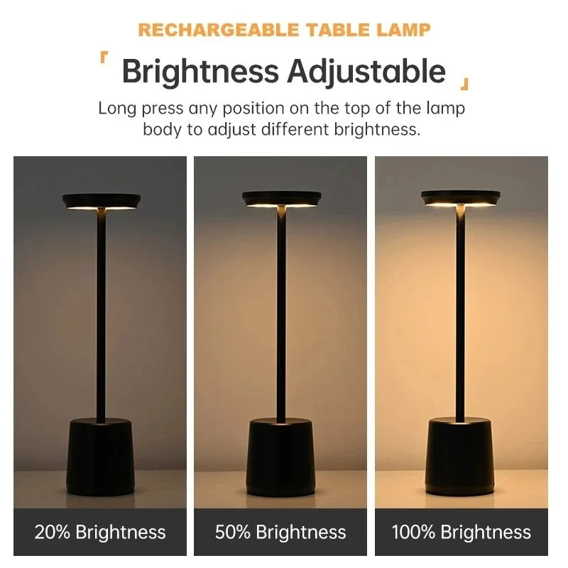 Rechargeable Touch LED Desk Lamp with USB Port