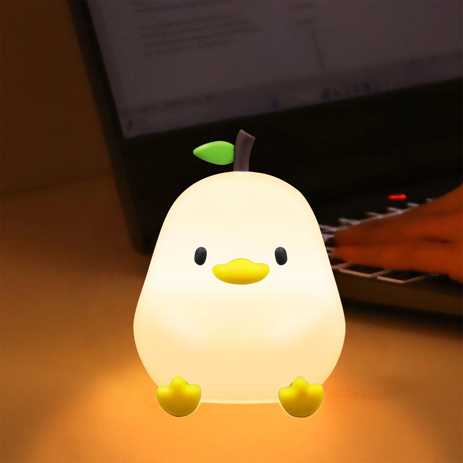 Kids Silicone Night Light - USB Rechargeable Lamp